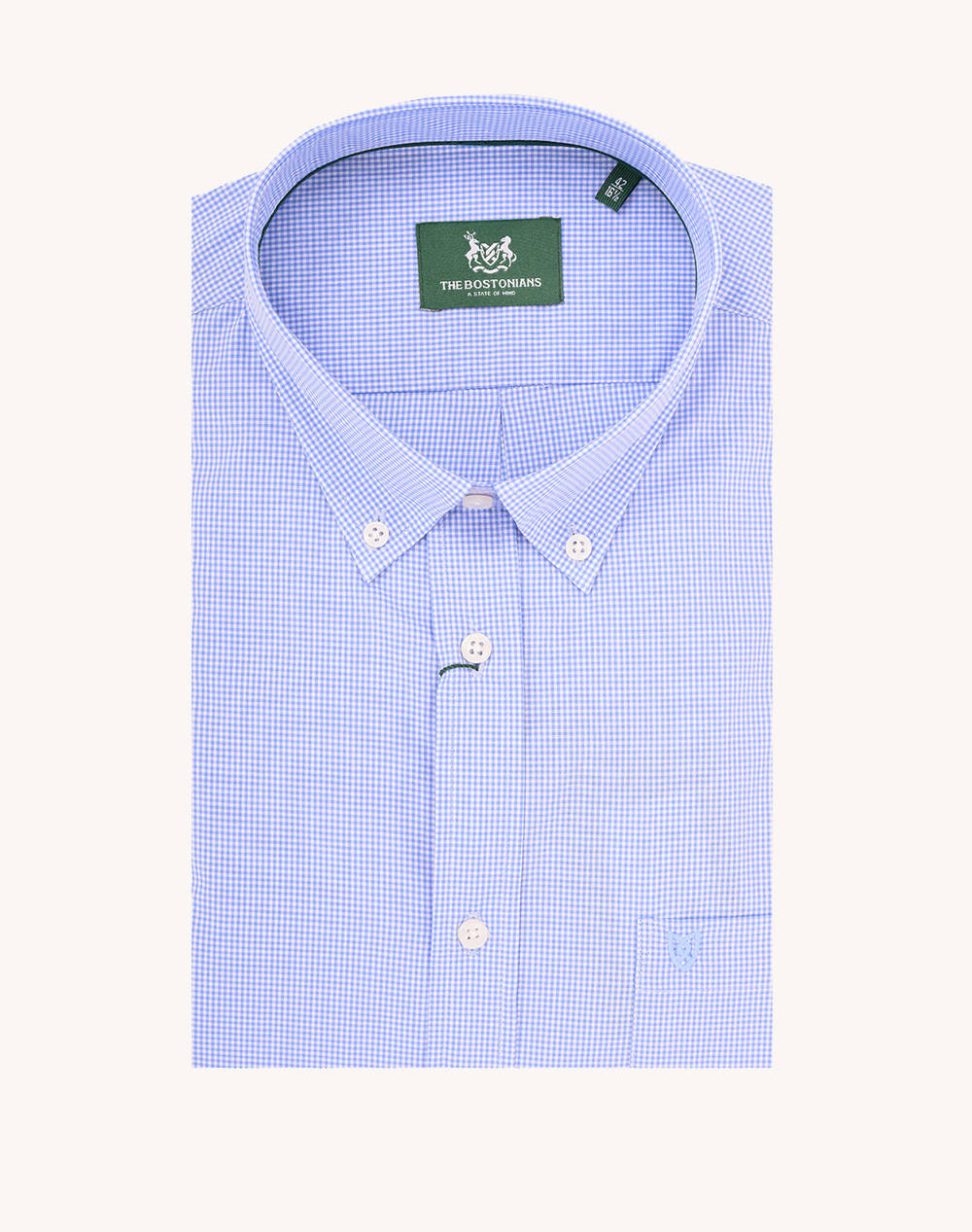 THE BOSTONIANS РИЗА CHESTER POPLIN REGULAR FIT MiniCheck Button-down Regular Fit