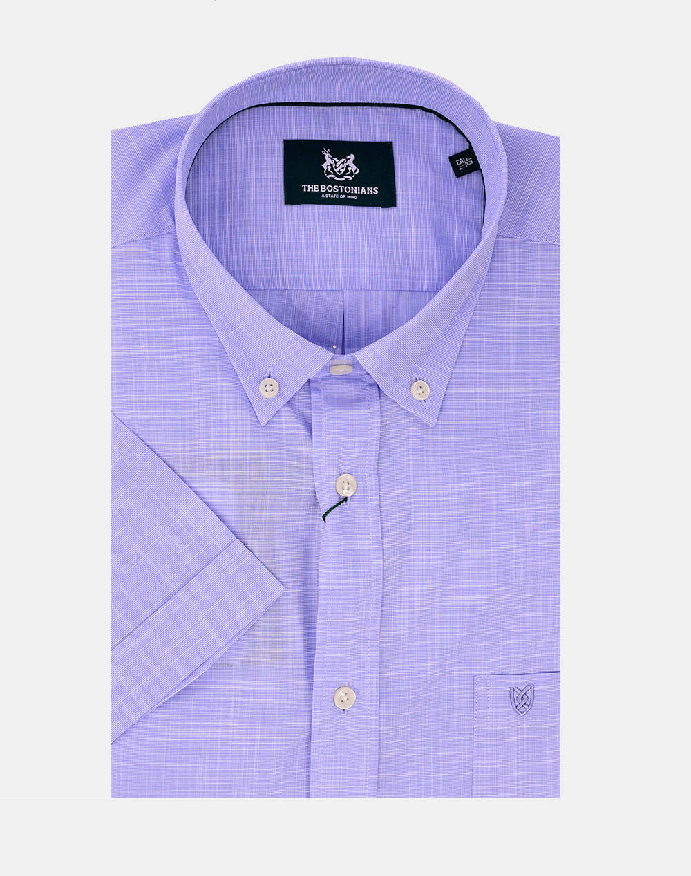 THE BOSTONIANS РИЗА FIL A FIL REGULAR FIT Plain FIL A FIL Button-down Regular Fit