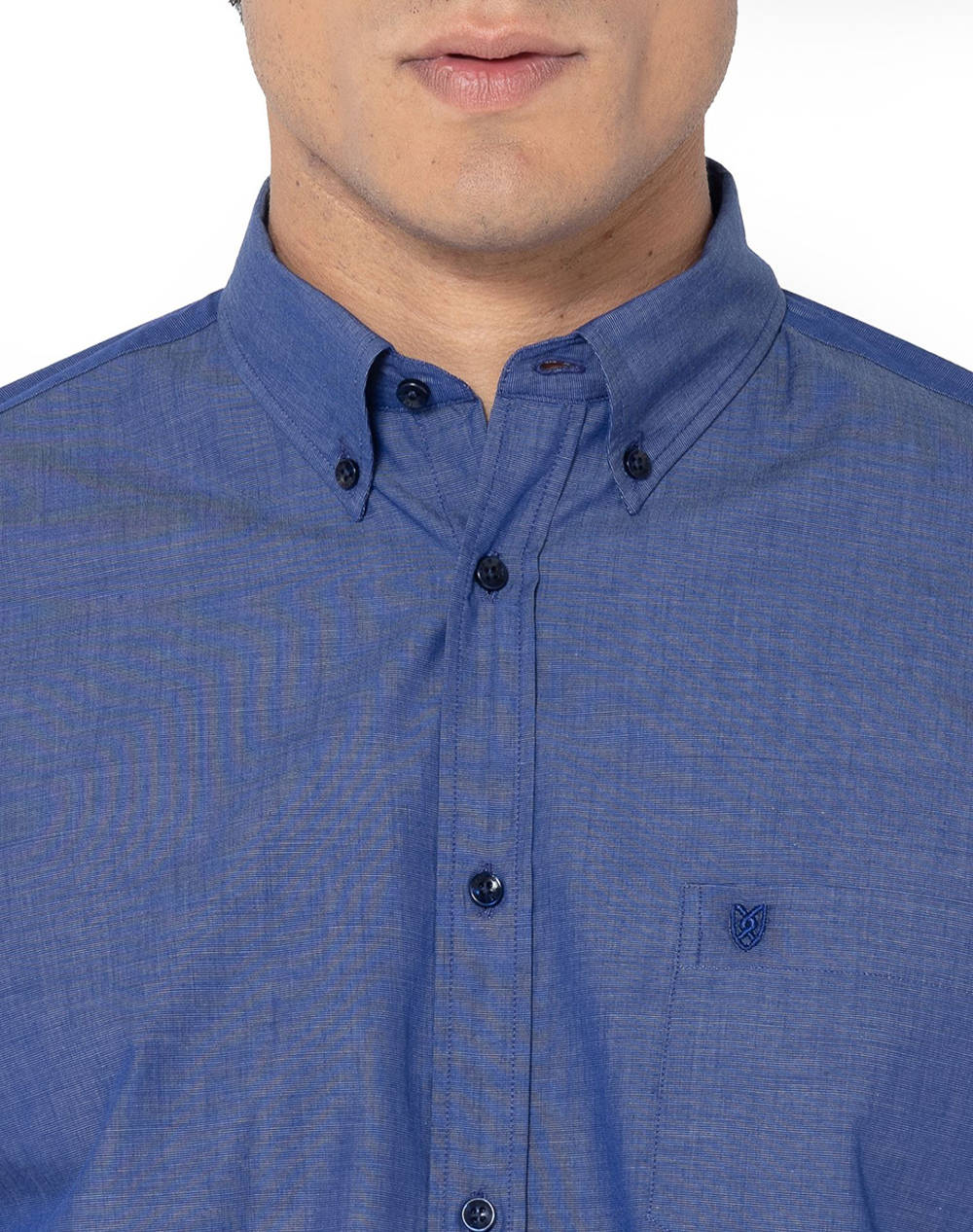 THE BOSTONIANS РИЗА FIL A FIL REGULAR FIT Plain FIL A FIL Button-down Regular Fit