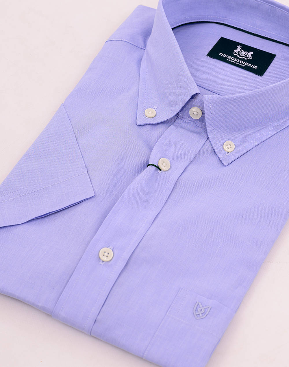 THE BOSTONIANS РИЗА FIL A FIL REGULAR FIT Plain FIL A FIL Button-down Regular Fit