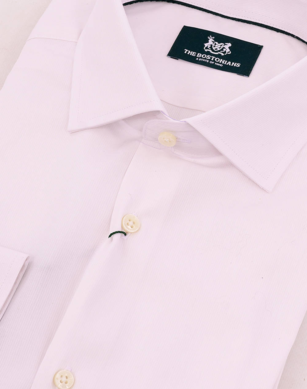 THE BOSTONIANS РИЗА PIQUE CUSTOM FIT Plain PIQUE Semi-rex Custom fit