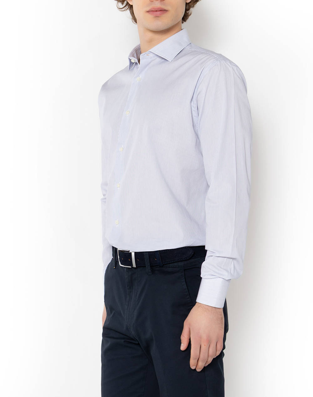 THE BOSTONIANS РИЗА ACORN ПОПЛИН CUSTOM FIT Stripe POPLIN Semi-rex Custom FIT