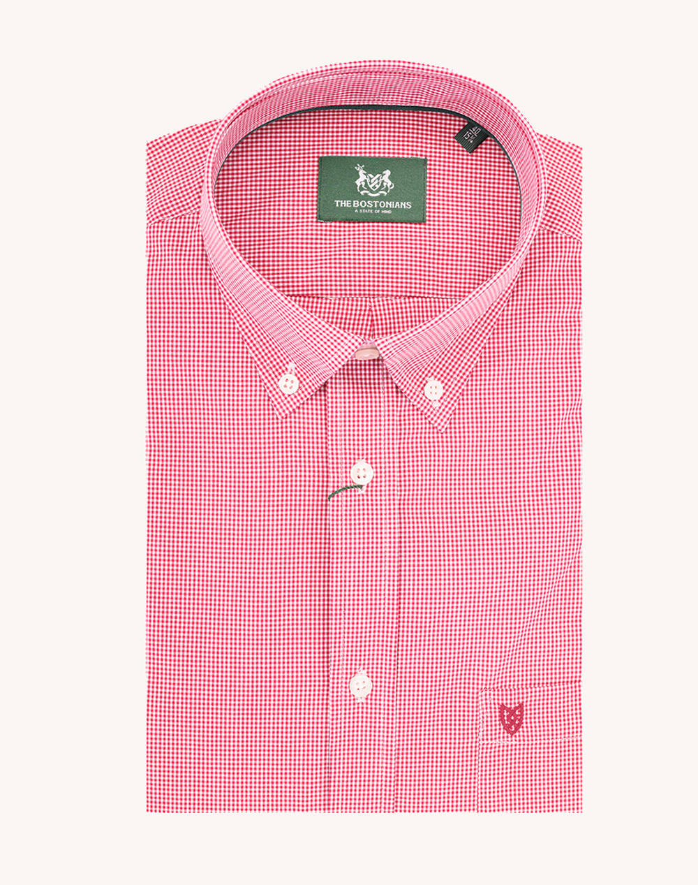 THE BOSTONIANS РИЗА CHESTER ПОПЛИН REGULAR FIT MiniCheck POPLIN Button-down Regular Fit