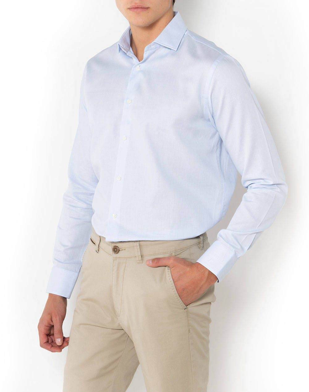 THE BOSTONIANS РИЗА DOBBY CUSTOM FIT Patterned DOBBY Semi-rex Custom Fit