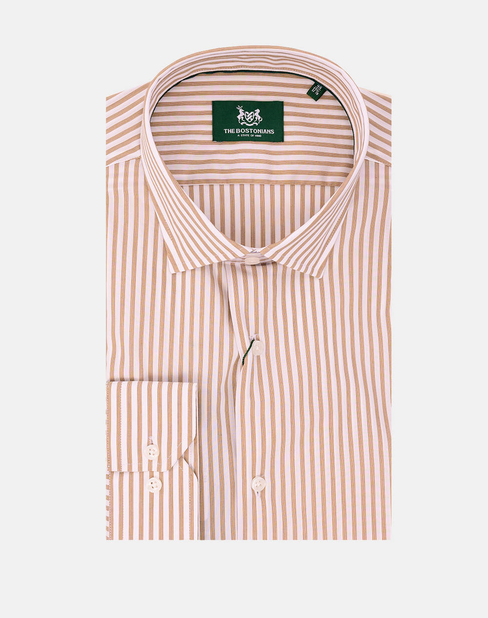 THE BOSTONIANS РИЗА ACORN ПОПЛИН CUSTOM FIT Stripe POPLIN Semi-rex Custom FIT