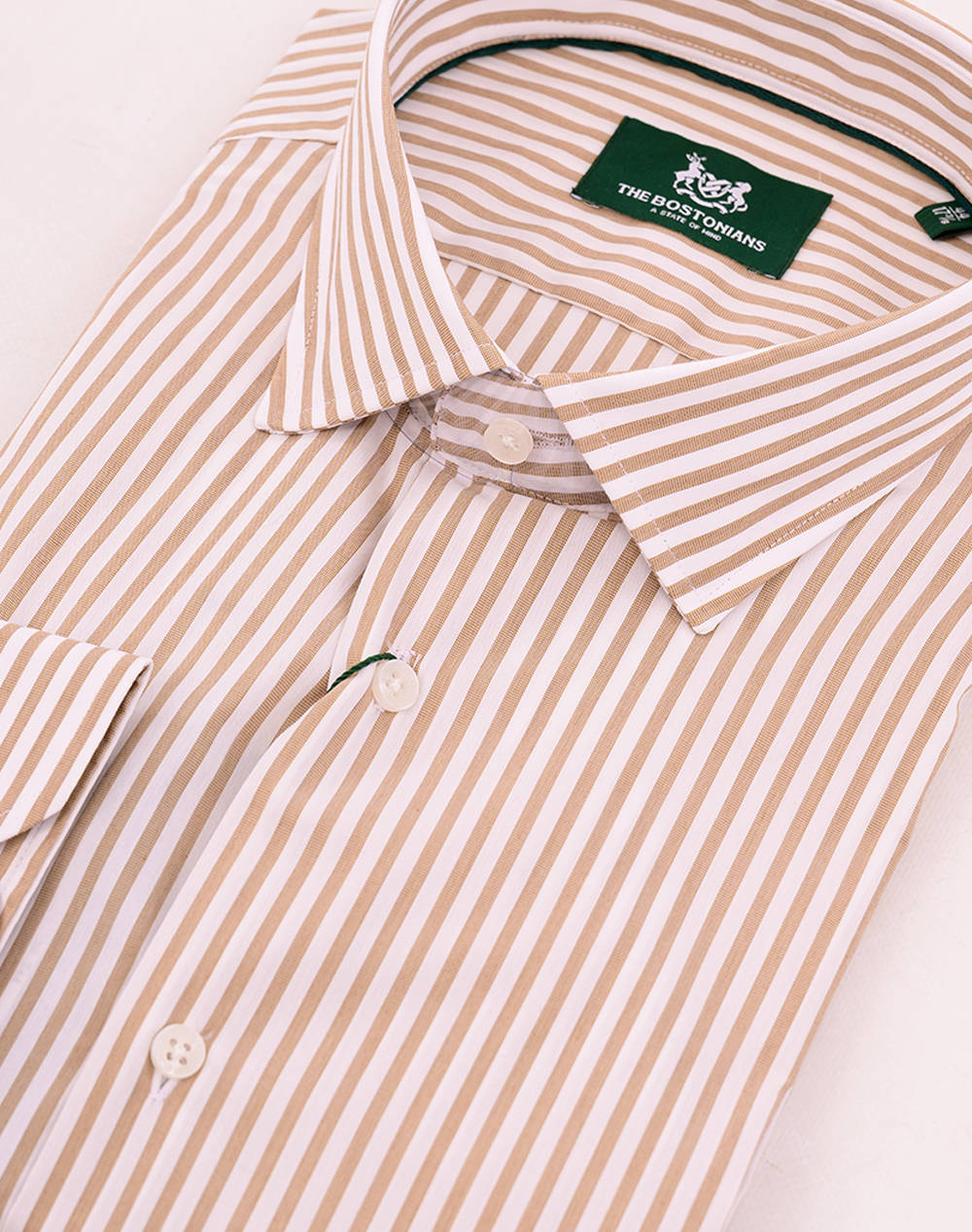 THE BOSTONIANS РИЗА ACORN ПОПЛИН CUSTOM FIT Stripe POPLIN Semi-rex Custom FIT