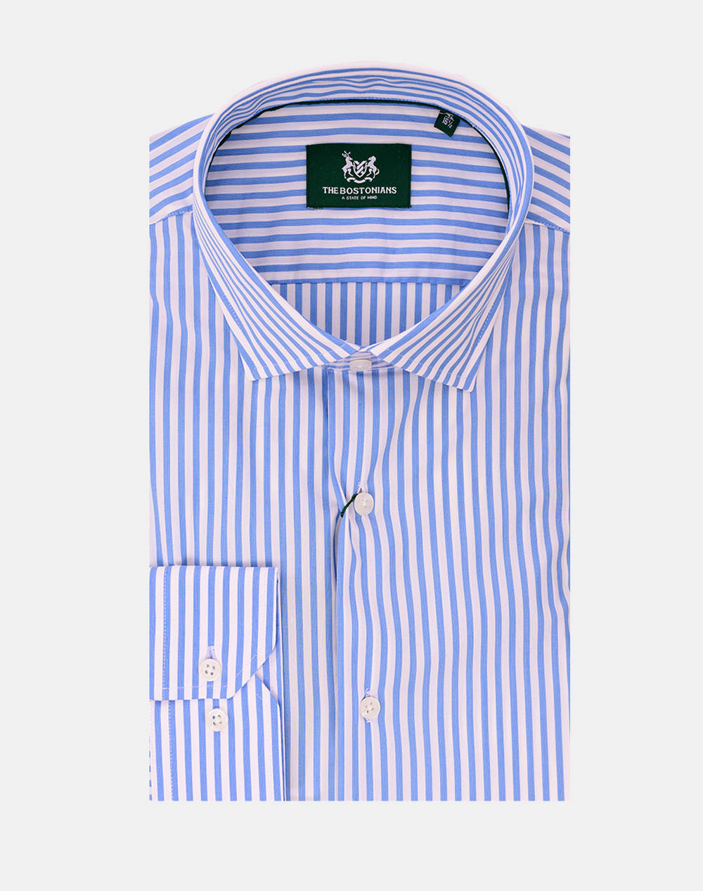 THE BOSTONIANS РИЗА ACORN ПОПЛИН CUSTOM FIT Stripe POPLIN Semi-rex Custom FIT