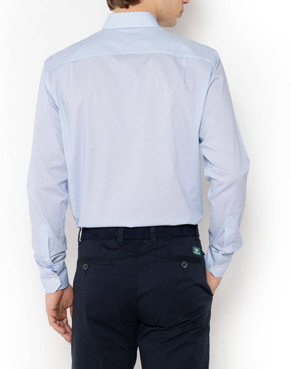 THE BOSTONIANS РИЗА CHARLES POPLIN CUSTOM FIT Print POPLIN Semi-rex Custom FIT