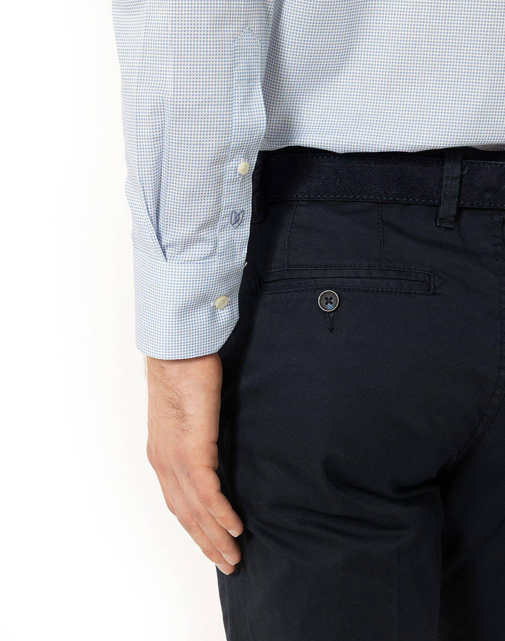 THE BOSTONIANS РИЗА CHARLES POPLIN CUSTOM FIT Print POPLIN Semi-rex Custom FIT