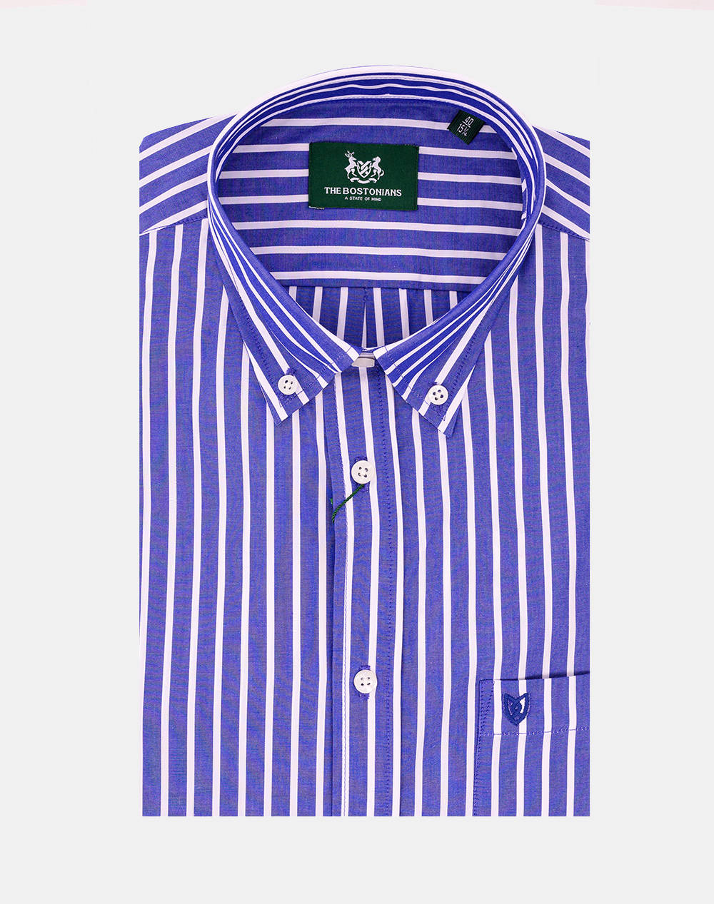 THE BOSTONIANS РИЗА ACORN ПОПЛИН REGULAR FIT Stripe POPLIN Button-down Regular Fit