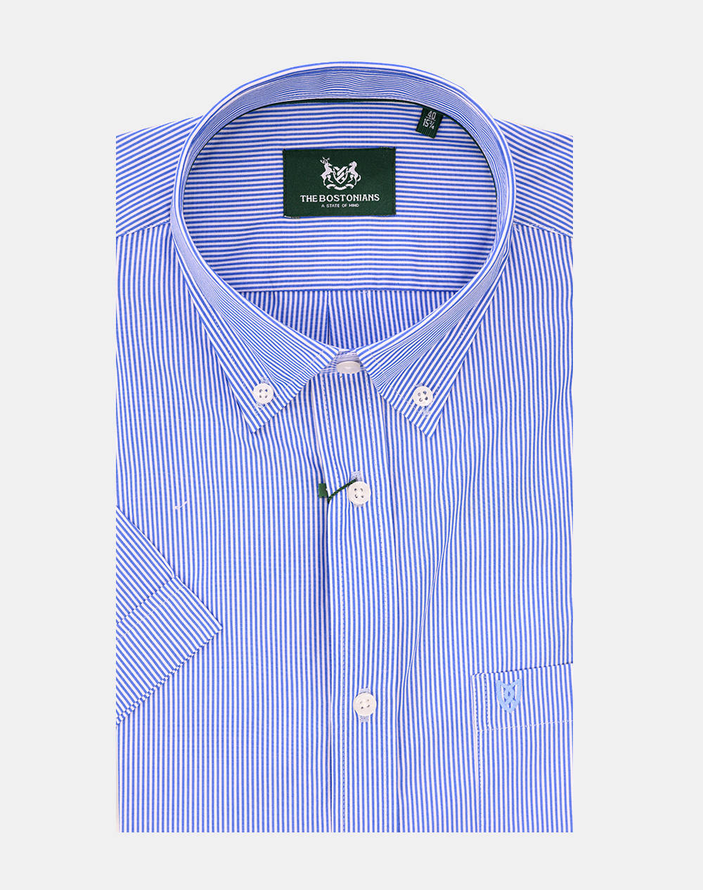 THE BOSTONIANS РИЗА ACORN ПОПЛИН REGULAR FIT Stripe POPLIN Button-down Regular Fit