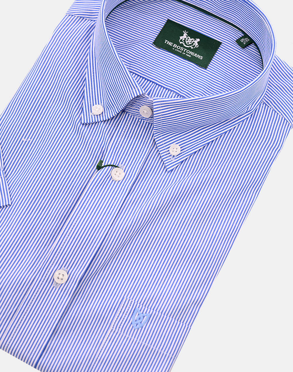 THE BOSTONIANS РИЗА ACORN ПОПЛИН REGULAR FIT Stripe POPLIN Button-down Regular Fit