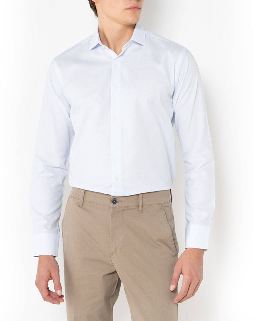 THE BOSTONIANS РИЗА DOBBY CUSTOM FIT Patterned DOBBY Semi-rex Custom Fit