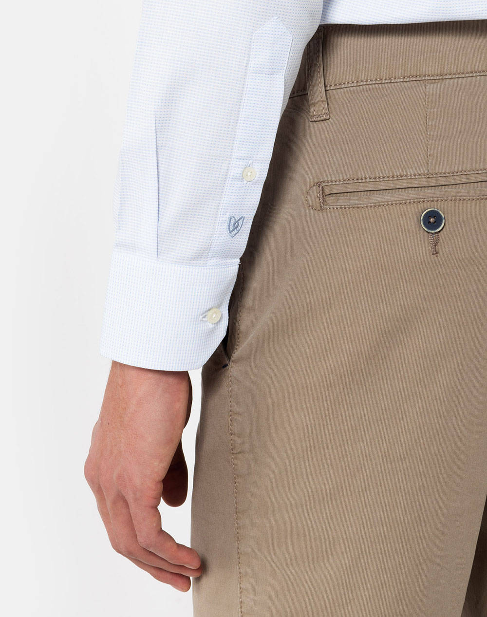 THE BOSTONIANS РИЗА DOBBY CUSTOM FIT Patterned DOBBY Semi-rex Custom Fit