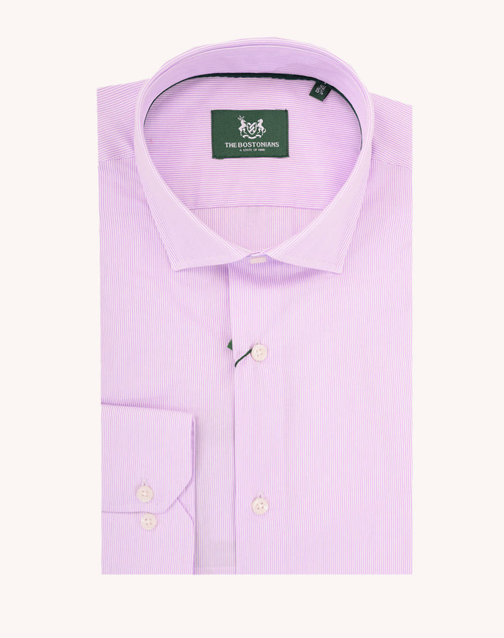 THE BOSTONIANS РИЗА ACORN POPLIN CUSTOM FIT Stripe POPLIN Semi-rex Custom FIT