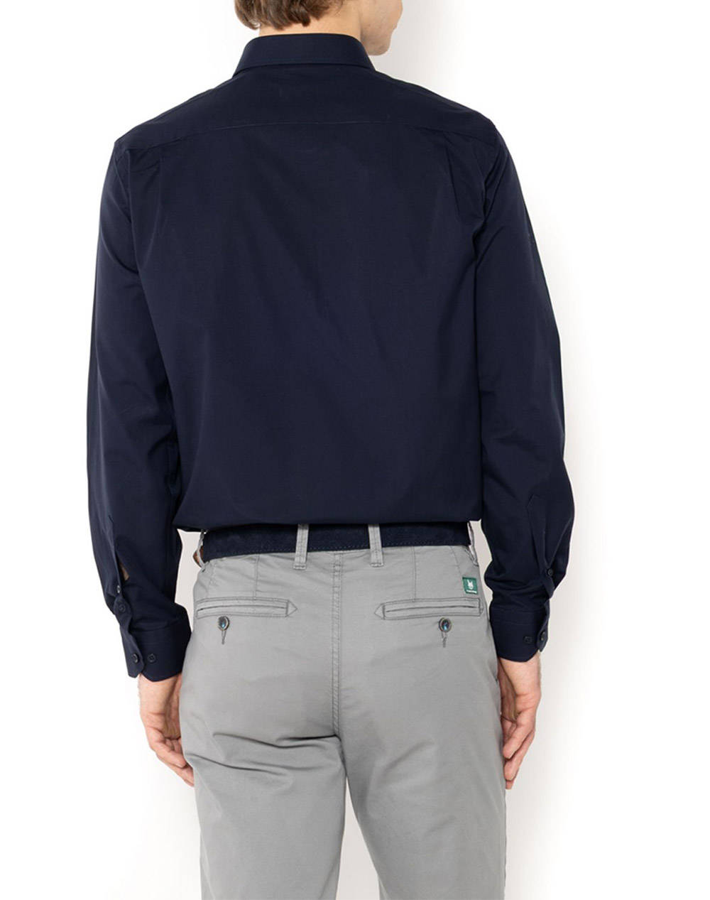 THE BOSTONIANS РИЗА POPLIN CUSTOM FIT Plain POPLIN Classic Custom Fit