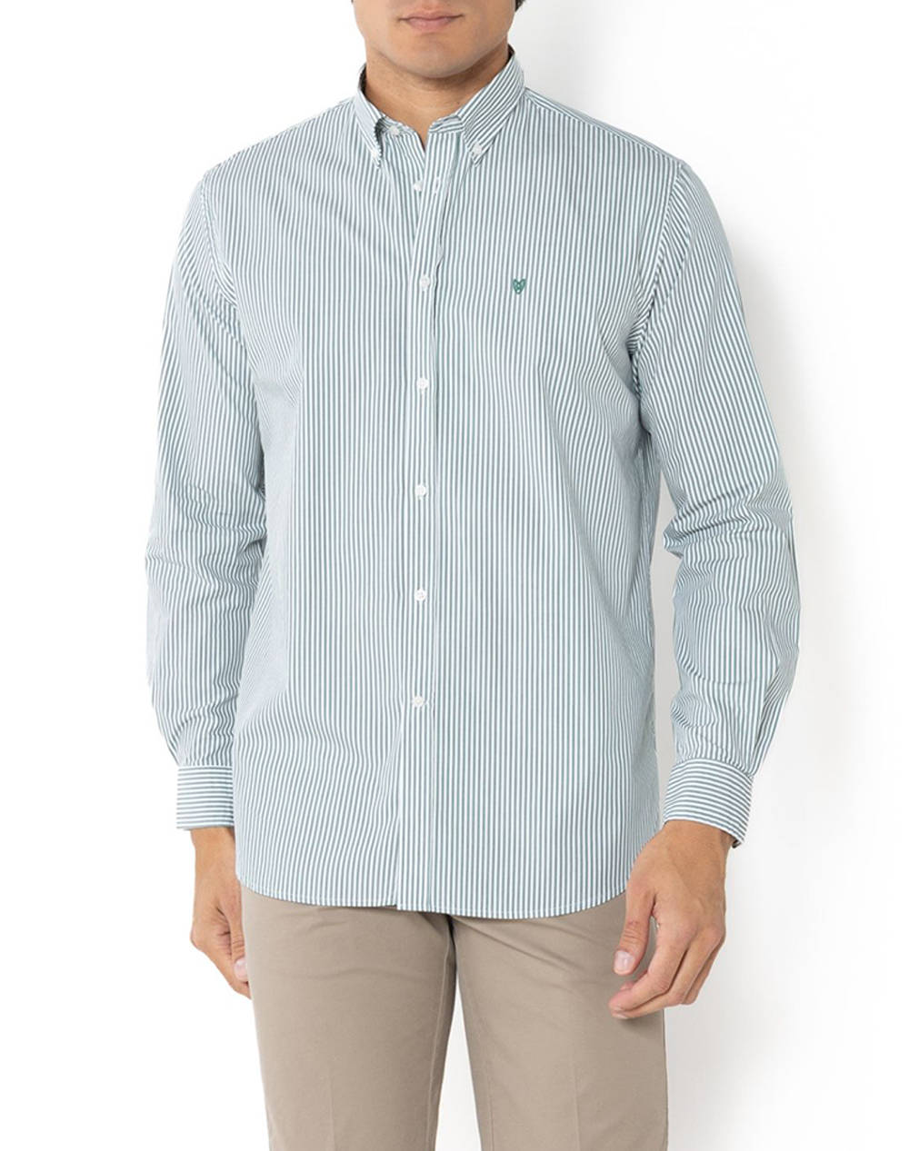 THE BOSTONIANS РИЗА ACORN ПОПЛИН REGULAR FIT Stripe POPLIN Button-down Regular Fit