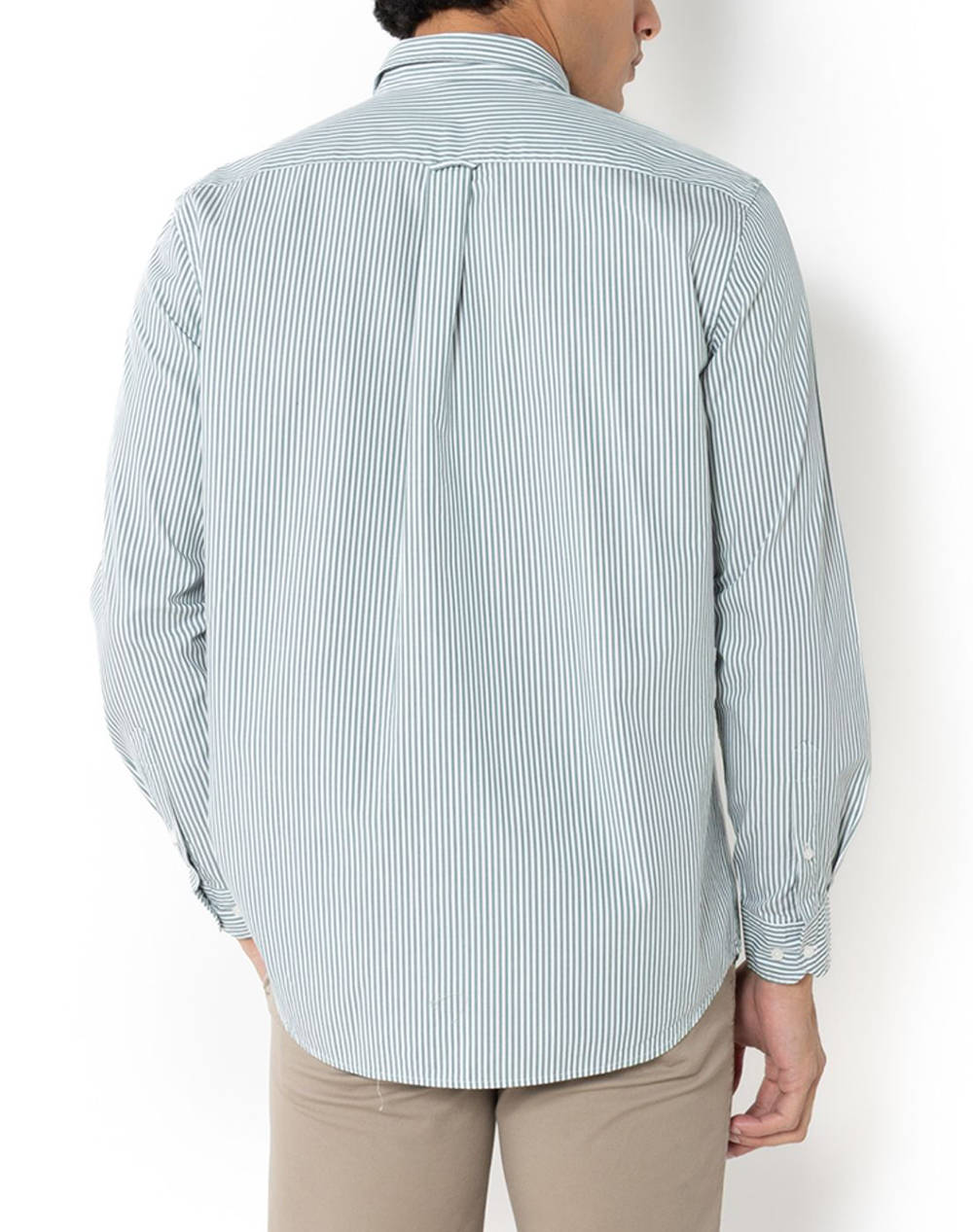 THE BOSTONIANS РИЗА ACORN ПОПЛИН REGULAR FIT Stripe POPLIN Button-down Regular Fit