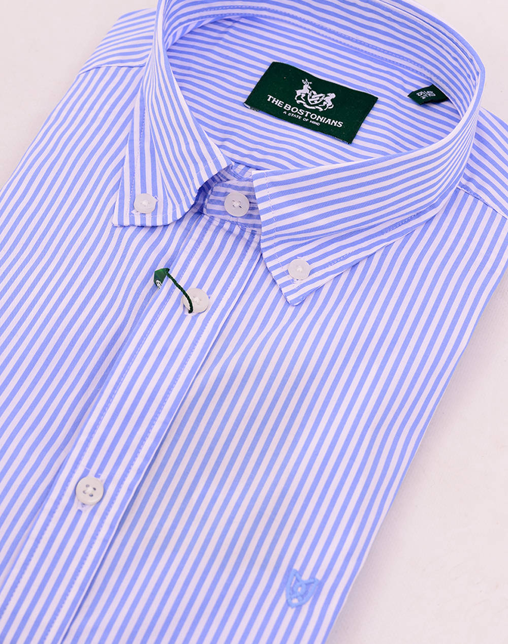 THE BOSTONIANS РИЗА ACORN ПОПЛИН REGULAR FIT Stripe POPLIN Button-down Regular Fit