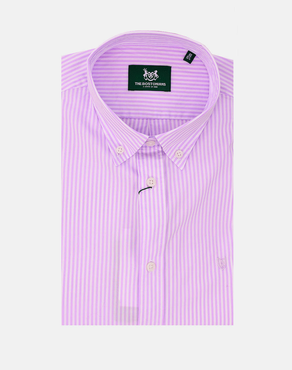 THE BOSTONIANS РИЗА ACORN ПОПЛИН REGULAR FIT Stripe POPLIN Button-down Regular Fit