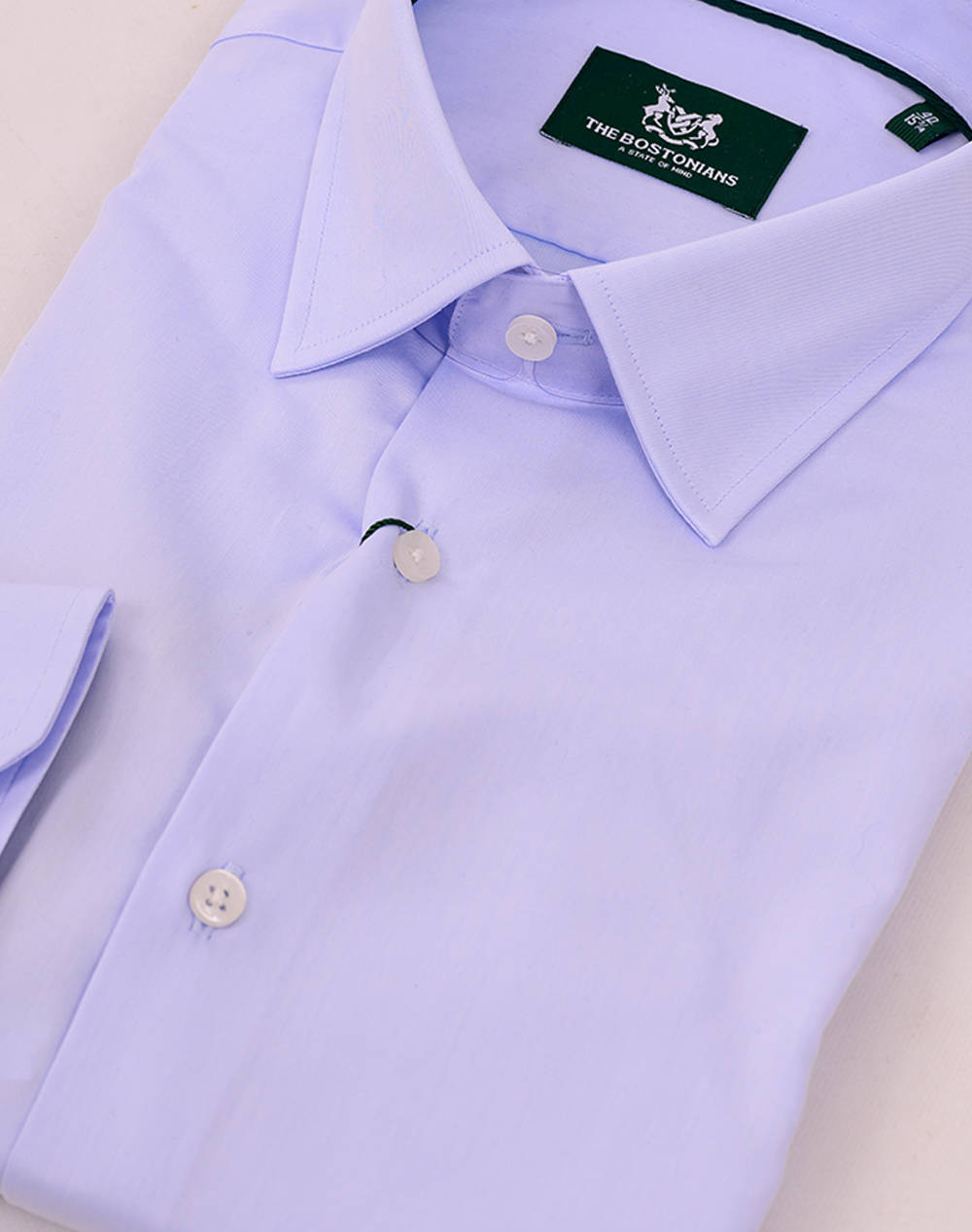 THE BOSTONIANS РИЗА ПОПЛИН CUSTOM FIT POPLIN Classic Custom Fit