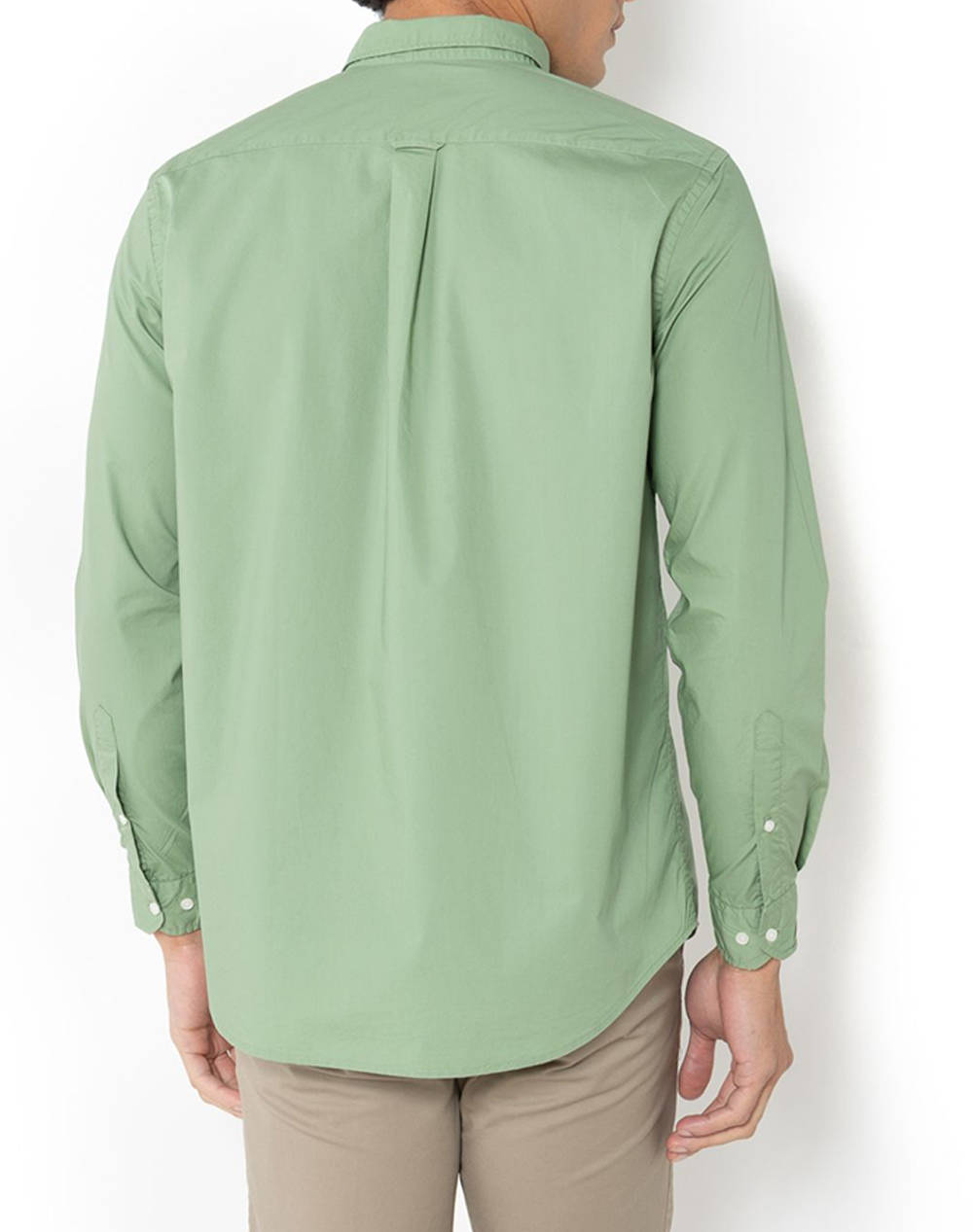 THE BOSTONIANS РИЗА POPLIN REGULAR FIT Plain POPLIN Button-down Regular Fit