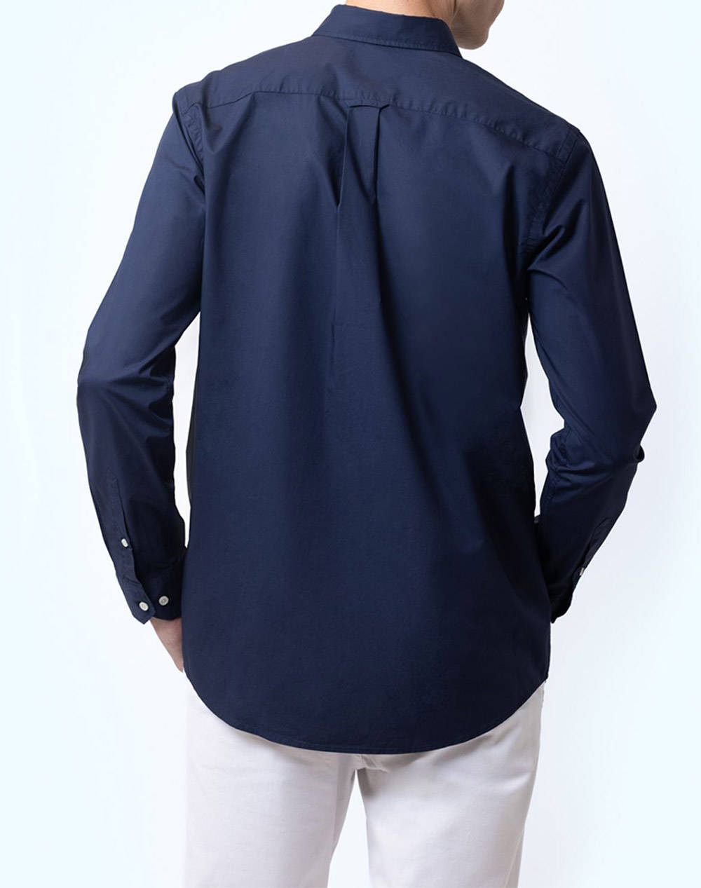 THE BOSTONIANS РИЗА POPLIN REGULAR FIT Plain POPLIN Button-down Regular Fit