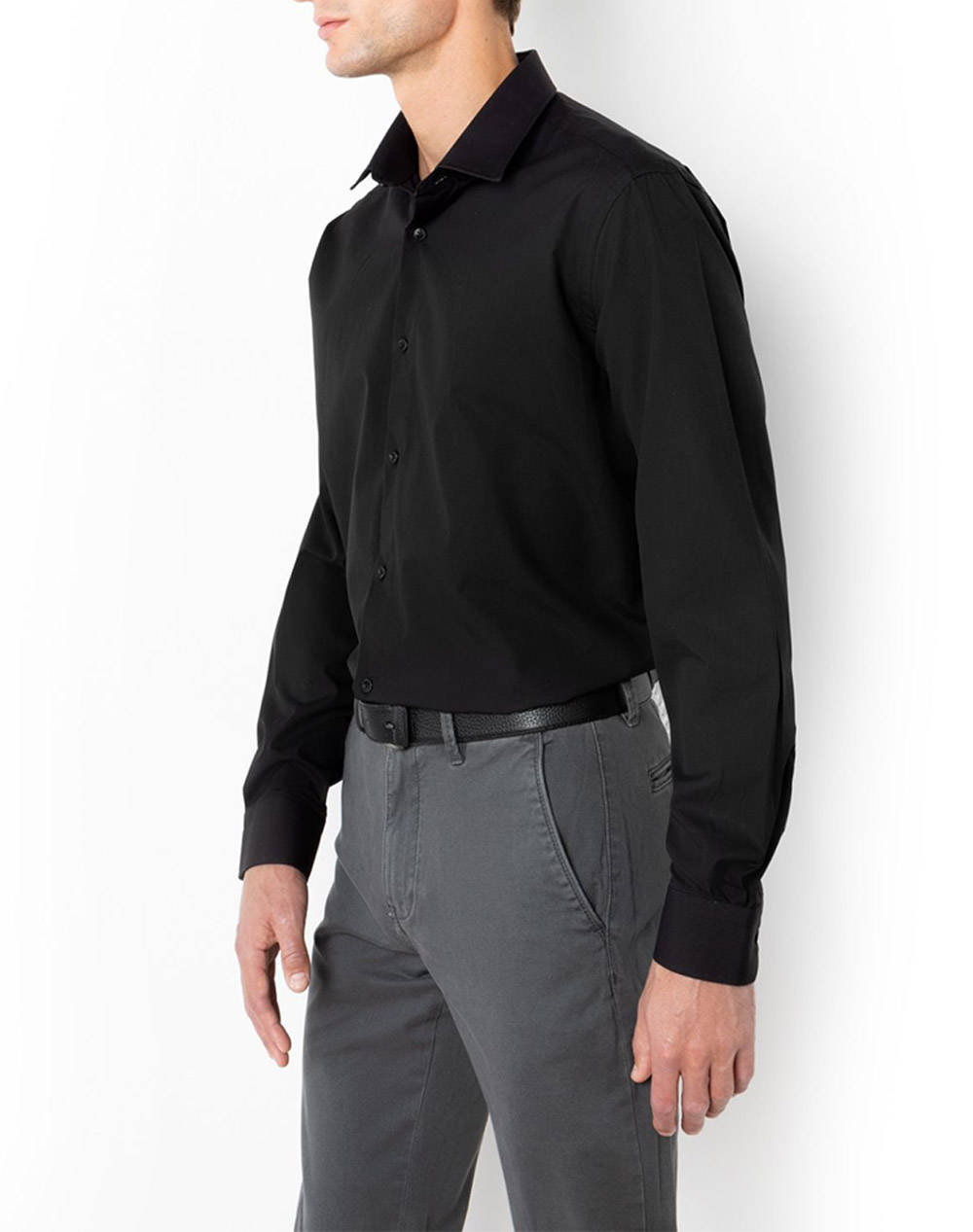 THE BOSTONIANS РИЗА POPLIN CUSTOM FIT Plain POPLIN Classic Custom Fit