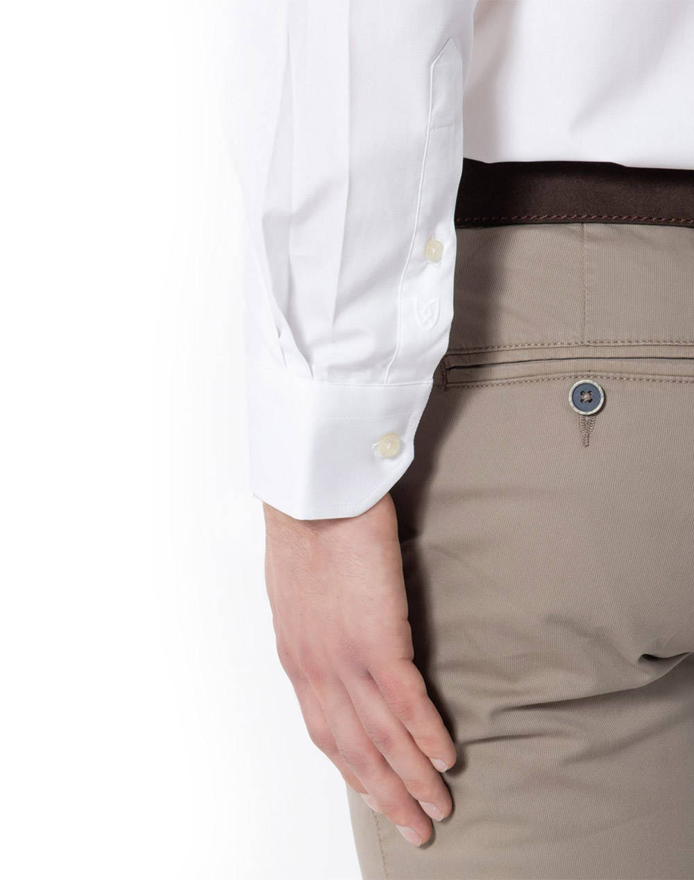 THE BOSTONIANS РИЗА POPLIN CUSTOM FIT Plain POPLIN Classic Custom Fit