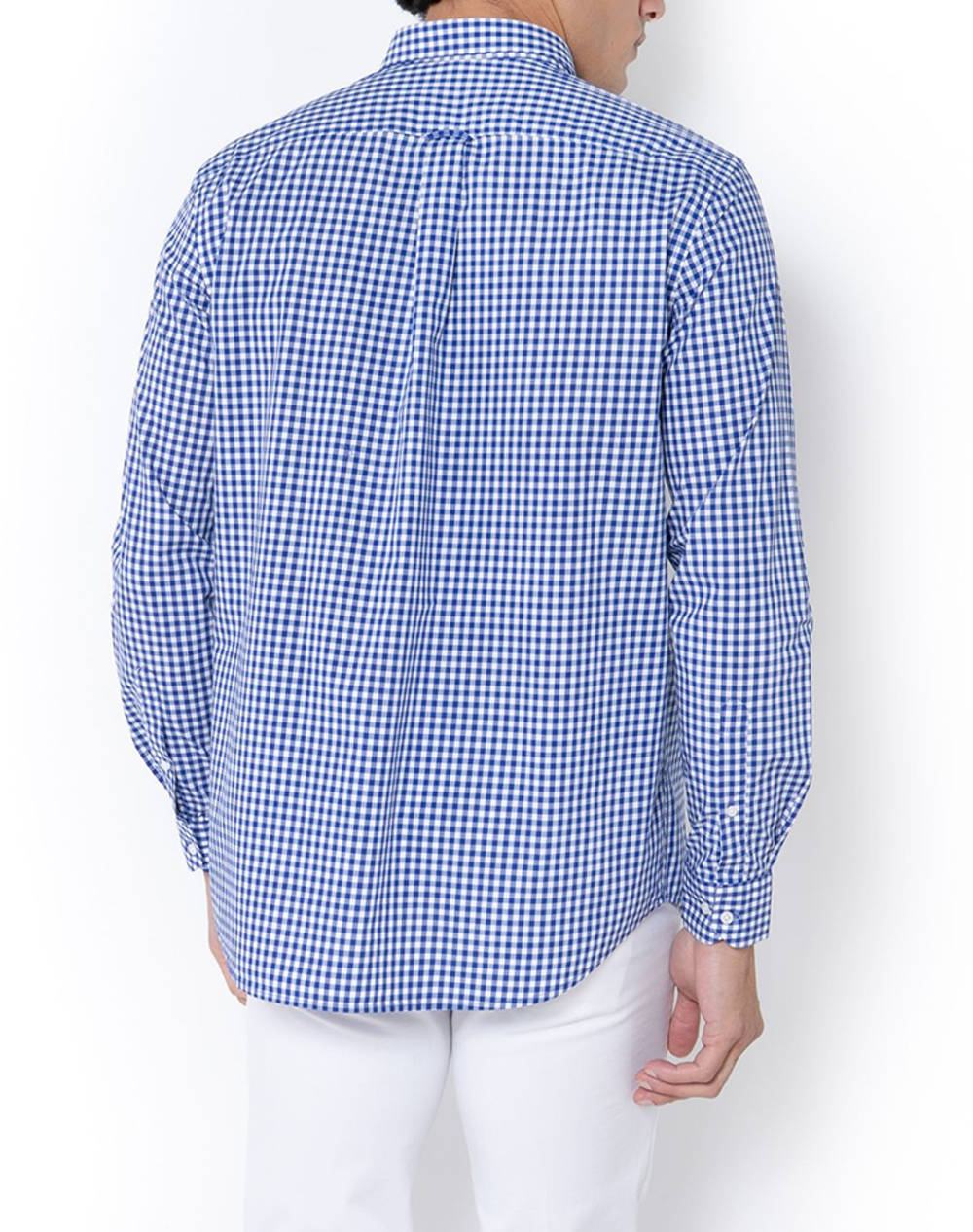 THE BOSTONIANS РИЗА MAVERICK REGULAR FIT MedCheck POPLIN Button-down Regular fit