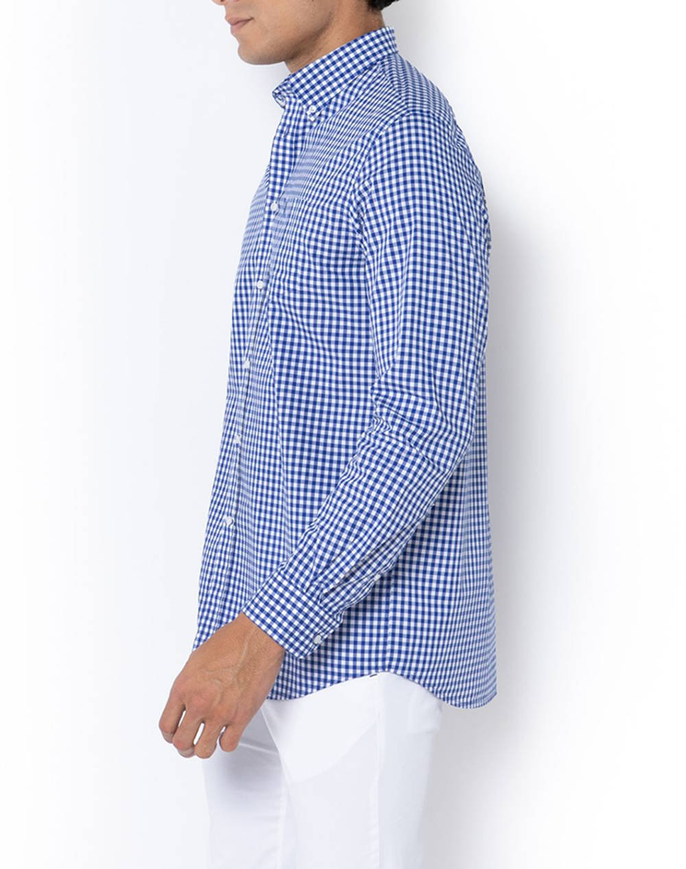 THE BOSTONIANS РИЗА MAVERICK REGULAR FIT MedCheck POPLIN Button-down Regular fit
