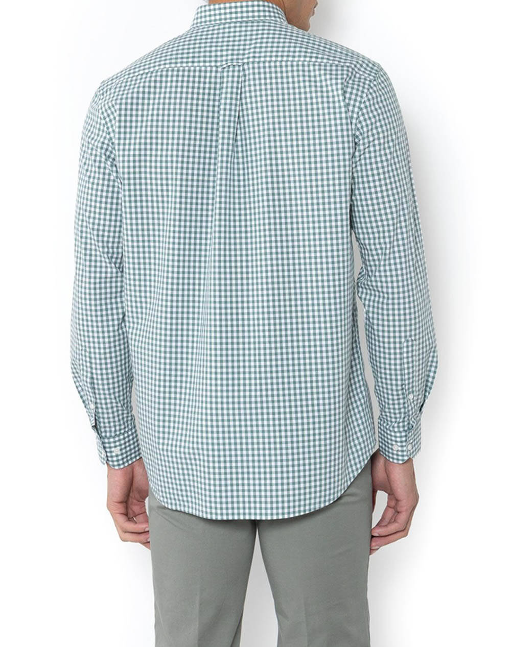 THE BOSTONIANS РИЗА MAVERICK REGULAR FIT MedCheck POPLIN Button-down Regular fit