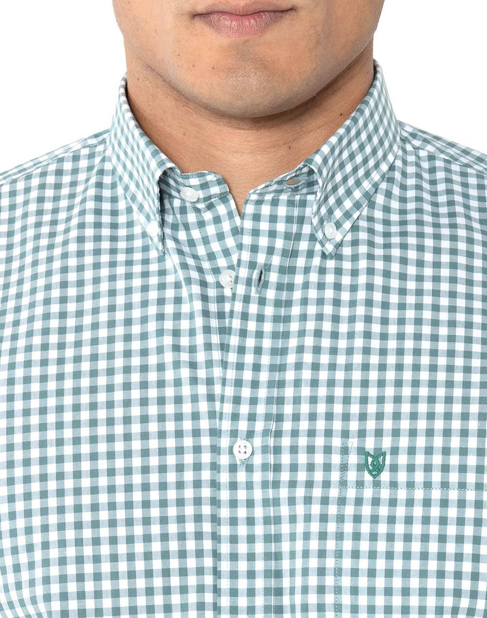 THE BOSTONIANS РИЗА MAVERICK REGULAR FIT MedCheck POPLIN Button-down Regular fit
