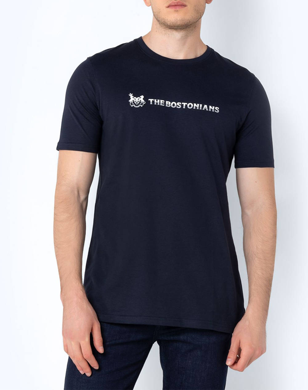 THE BOSTONIANS BLOUSE T-SHIRT TWO-TONE LOGO REGULAR
