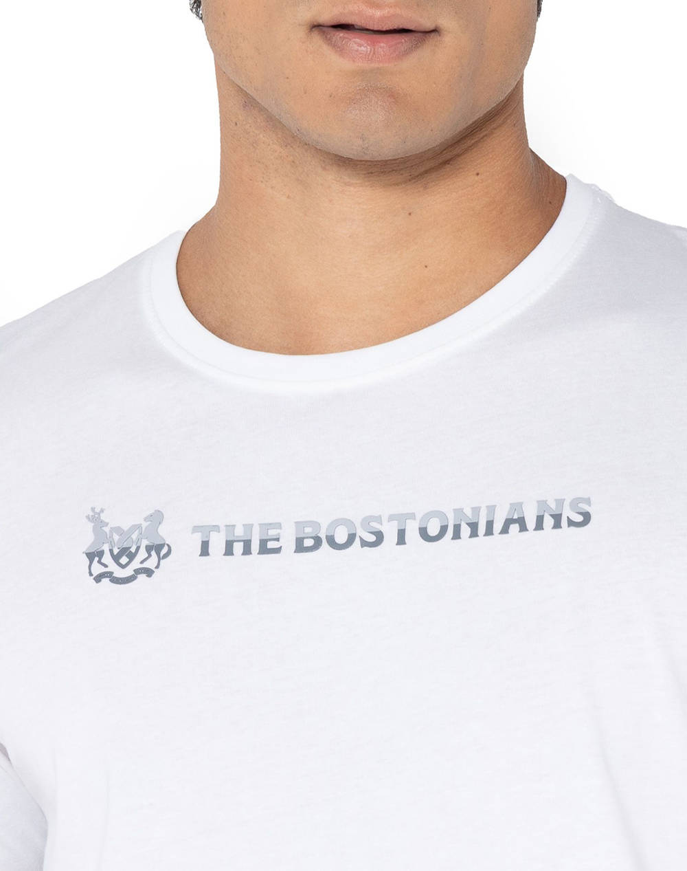 THE BOSTONIANS BLOUSE T-SHIRT TWO-TONE LOGO REGULAR