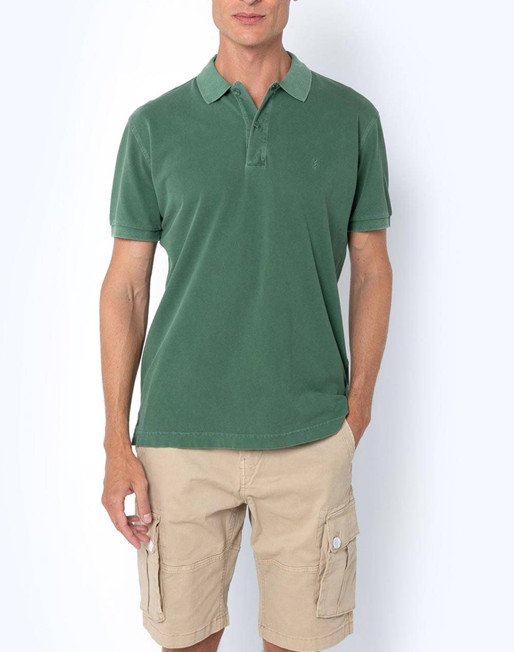 THE BOSTONIANS BLOUSE POLO PIQUE DELAVE REGULAR FIT