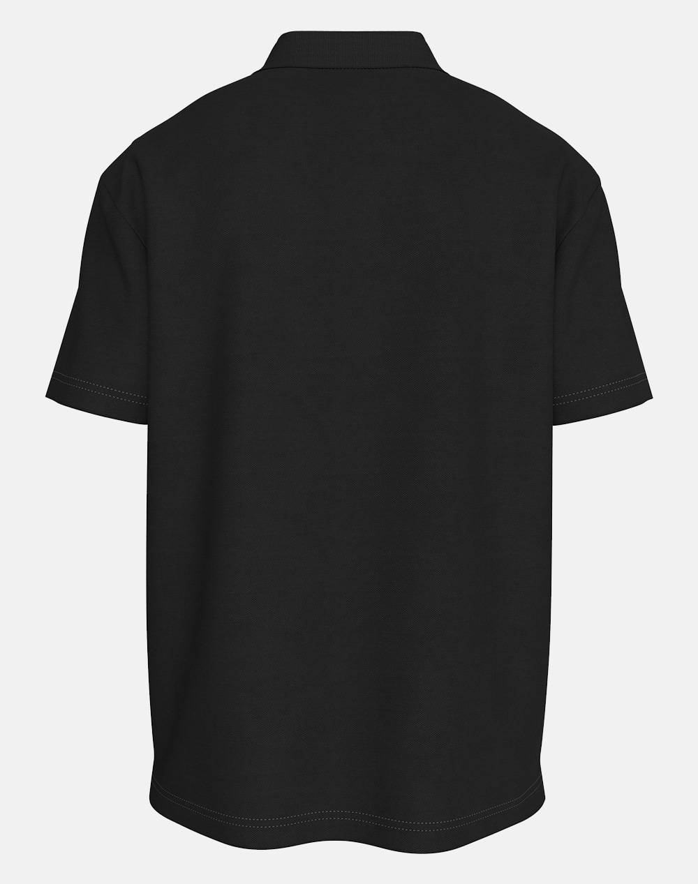 CALVIN KLEIN JEANS WOVEN LABEL POLO