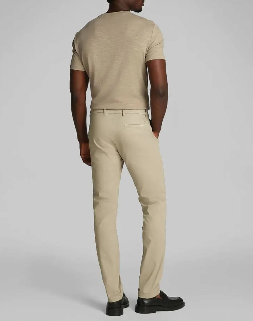 CALVIN KLEIN SATEEN STRETCH SLIM CHINO