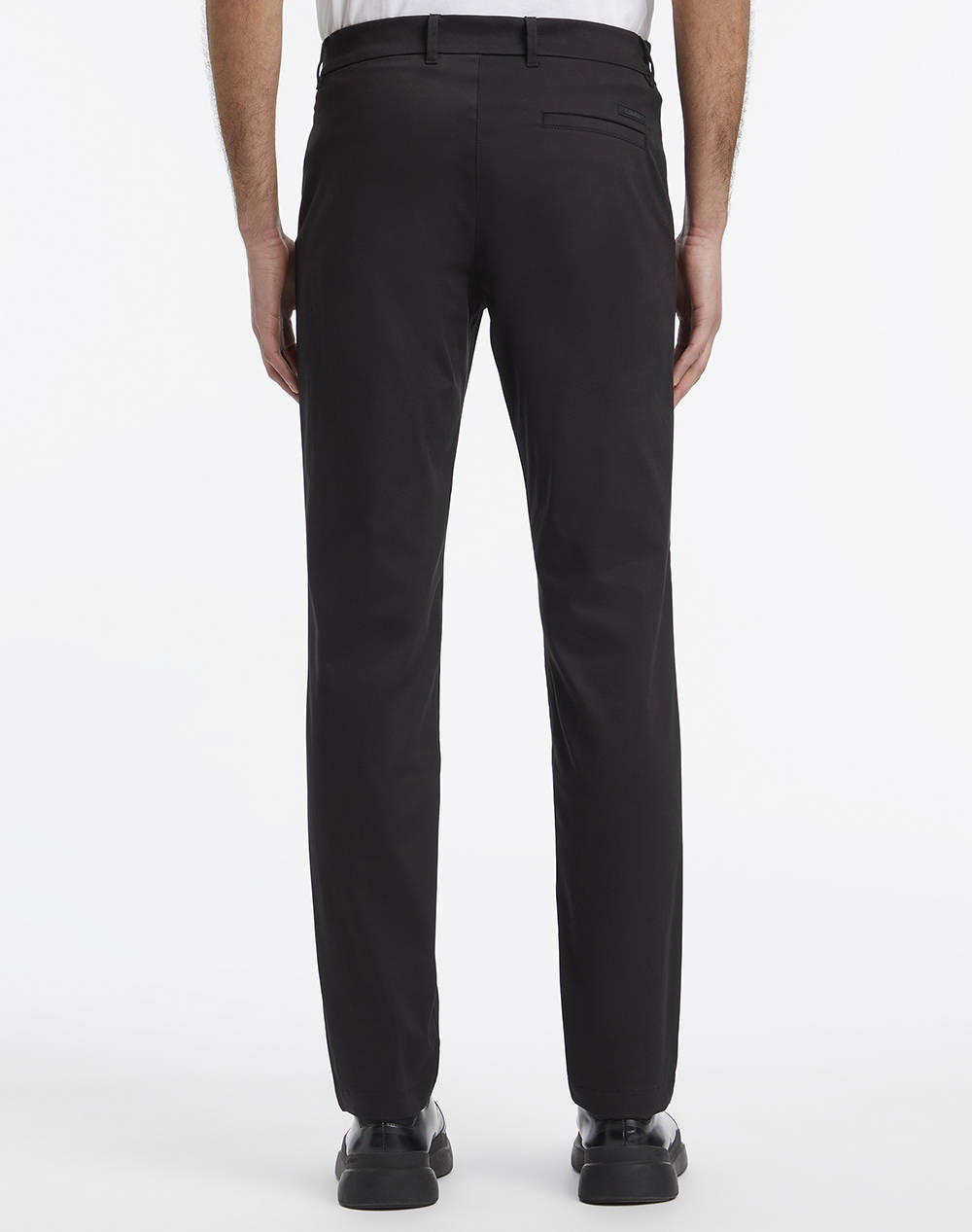 CALVIN KLEIN SATEEN STRETCH SLIM CHINO
