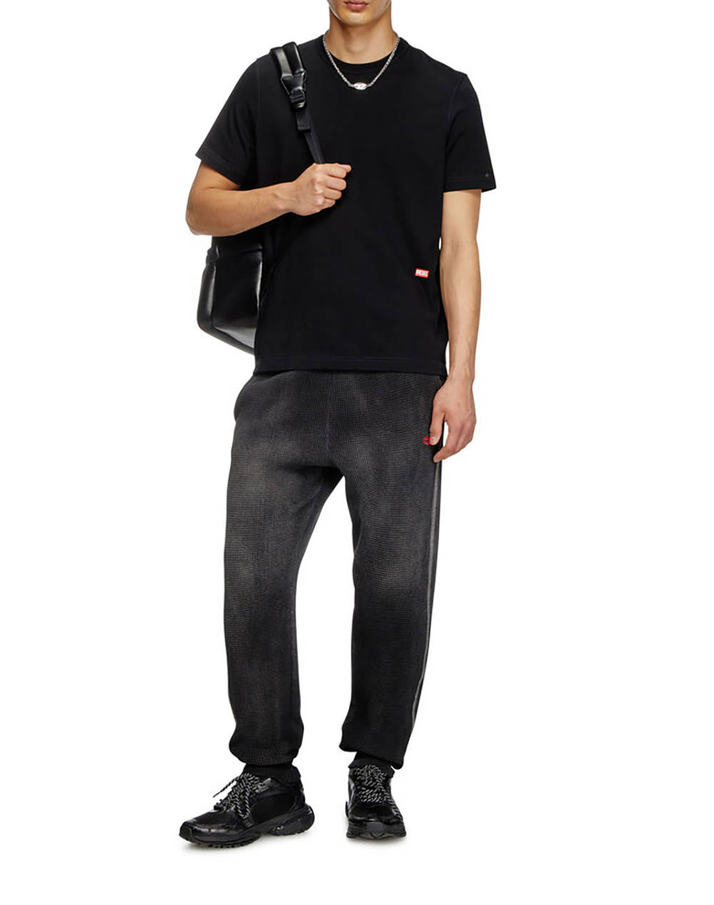 DIESEL T-ADJUST-SLITS-R13 T-SHIRT