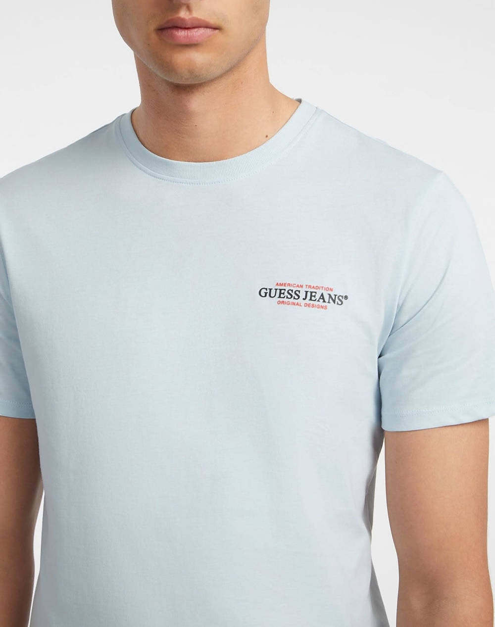 GUESS JEANS GJ SS CN SLIM AMERICAN TR TEE МЪЖКА ТЕНИКСА