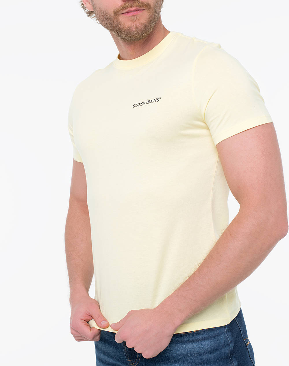 GUESS JEANS GJ SS CN SLIM AMERICAN TR TEE МЪЖКА ТЕНИКСА