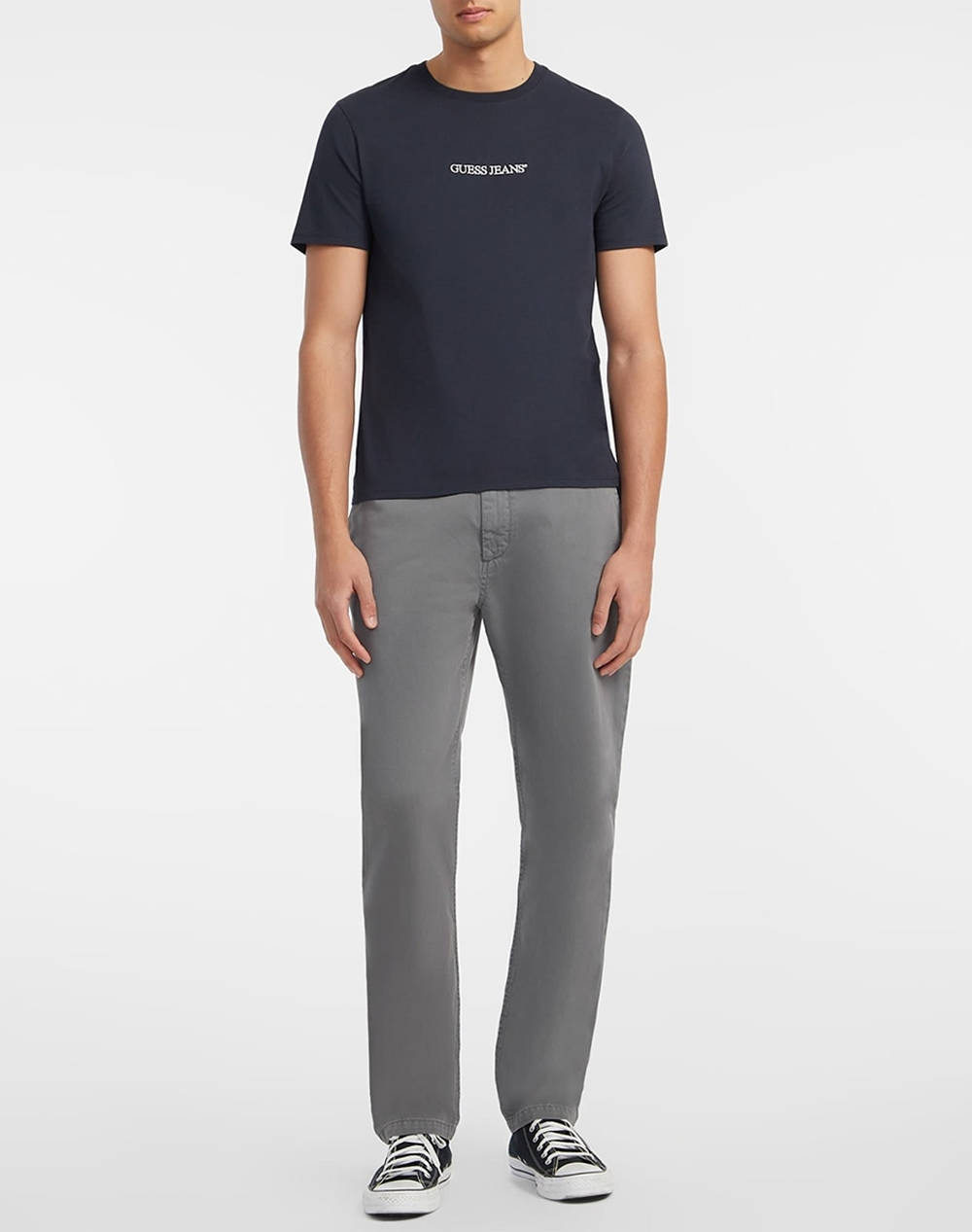 GUESS JEANS GJ SS CN SLIM LOGO EMBRO TEE МЪЖКА ТЕНИКСА