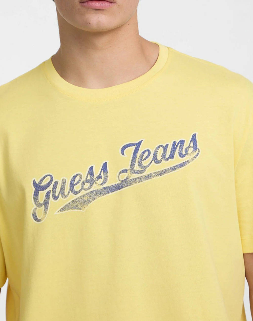 GUESS JEANS GJ SS CN REG 1981 TE - MID ORGANIC HEAVY JERSEY 205 РИЗА ЗА МЪЖЕ
