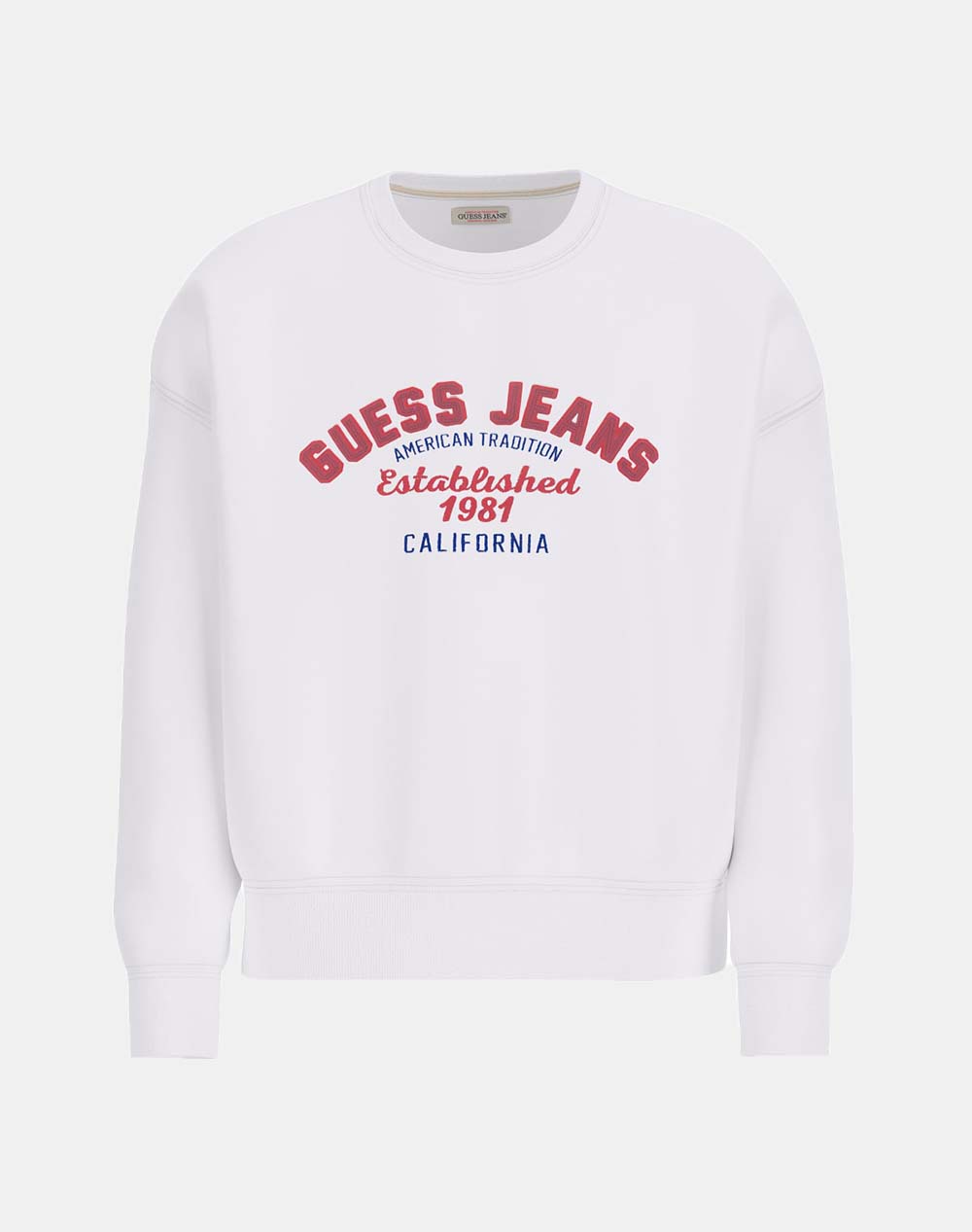 GUESS JEANS GJ CN OS VINTAGE SWEAT MENS SWEATSHIRT