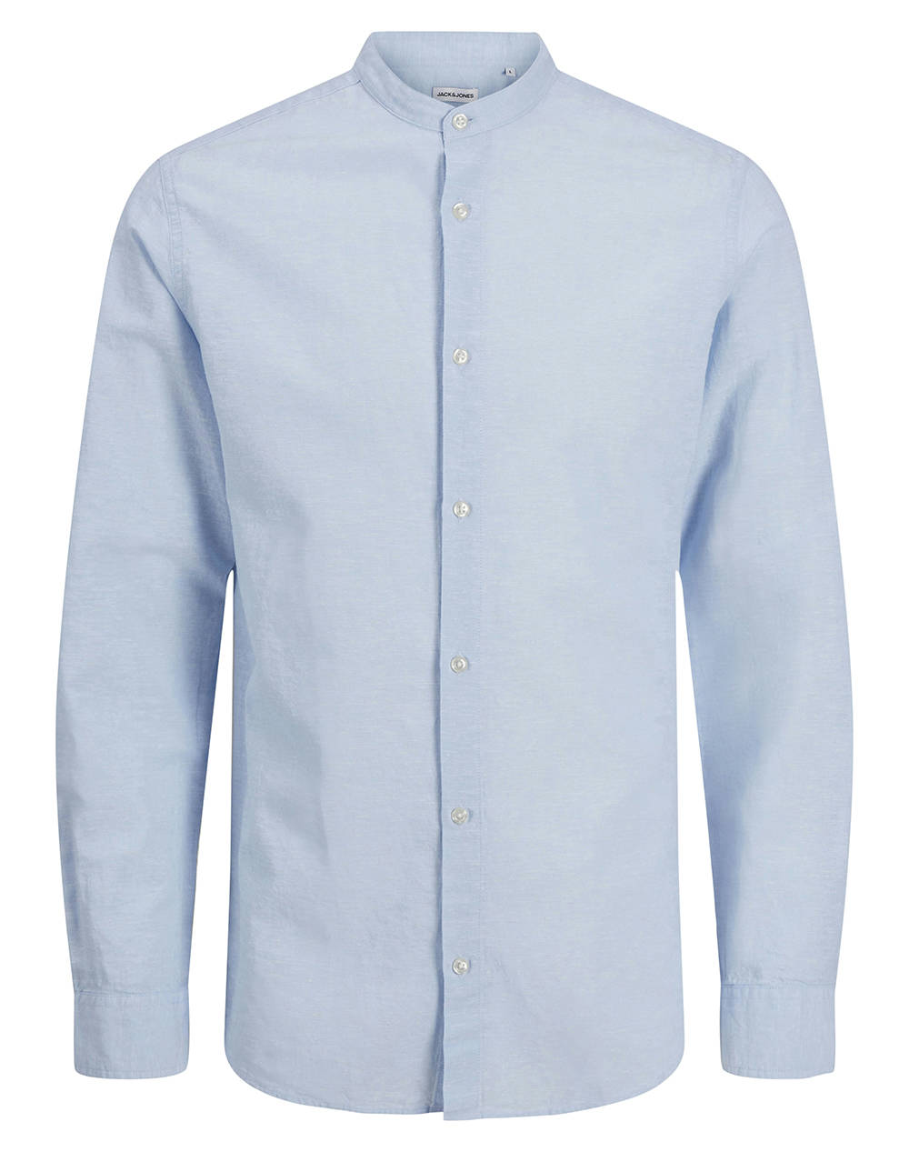JACK&JONES JJEBREEZE LINEN BLEND BAND SHIRT LS SN