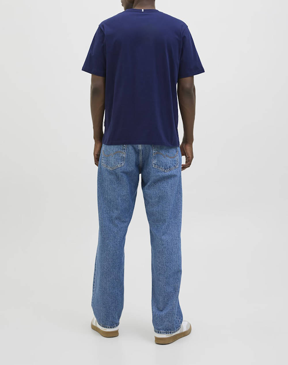JACK&JONES JORFREDERIKSBERG BOX SCRIPT TEE SS CN LN