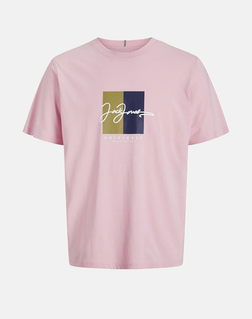 JACK&JONES JORFREDERIKSBERG BOX SCRIPT TEE SS CN LN