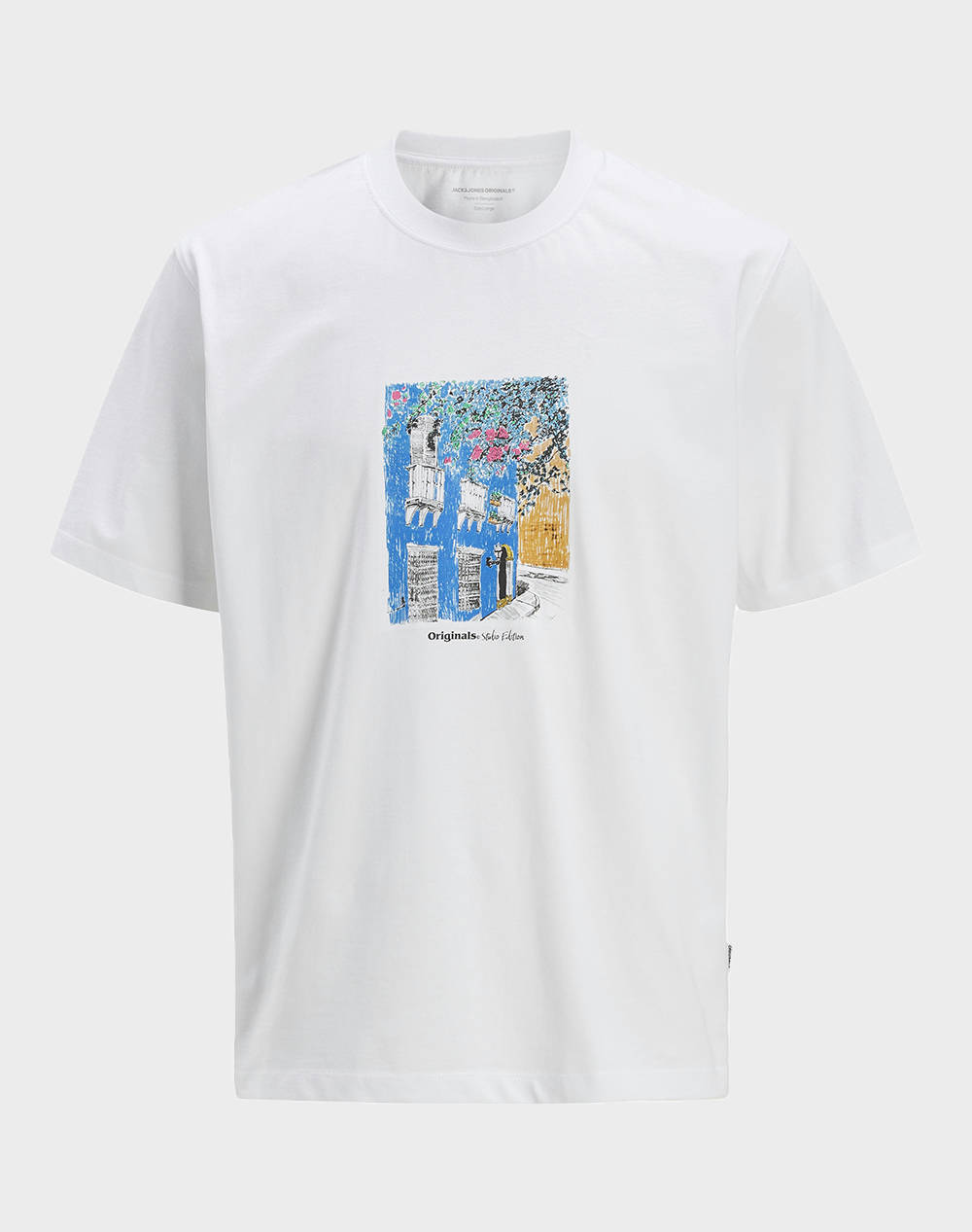 JACK&JONES JORPAROS GRAPHIC FRONT TEE SS CREW