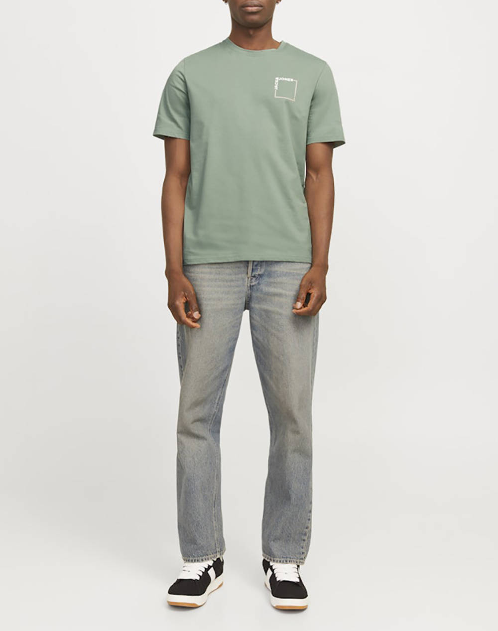 JACK&JONES JJVERNER TEE SS CREW NECK LN